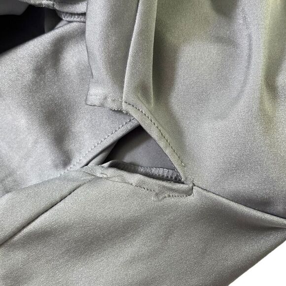 Coperni Twisted Cut Out Jersey Bodysuit in Pearl Grey‎ - Picture 7 of 12